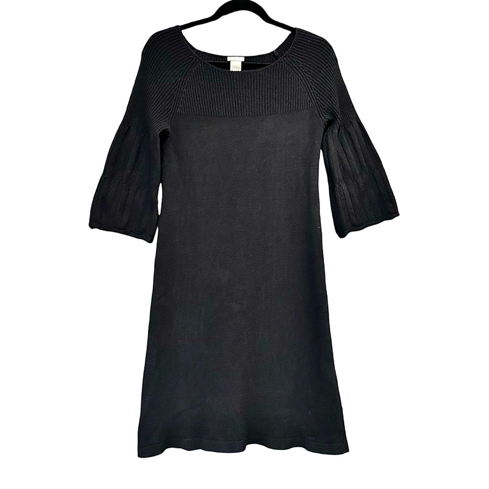 Ann Taylor black sweater dress